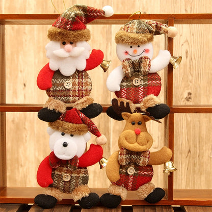 Christmas Home Decor Hanging Onaments Dolls Christmas Tree Decorations