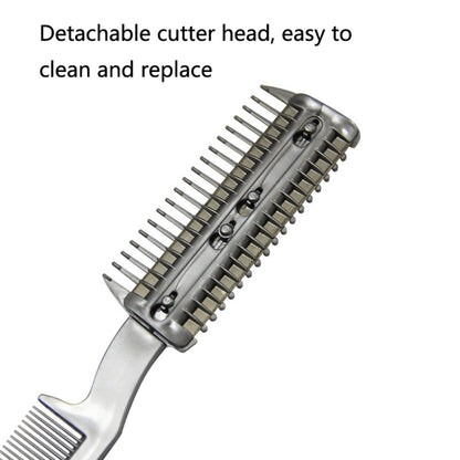 2 PCS Pet Cleaning Dead Hair Hair Removal Knife Soft Hair Removal Comb, Hair Removal Knife