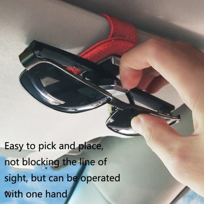 529 Car Sun Visor Glasses Clip Sunglasses Holder, Black, Beige, Red, Gray