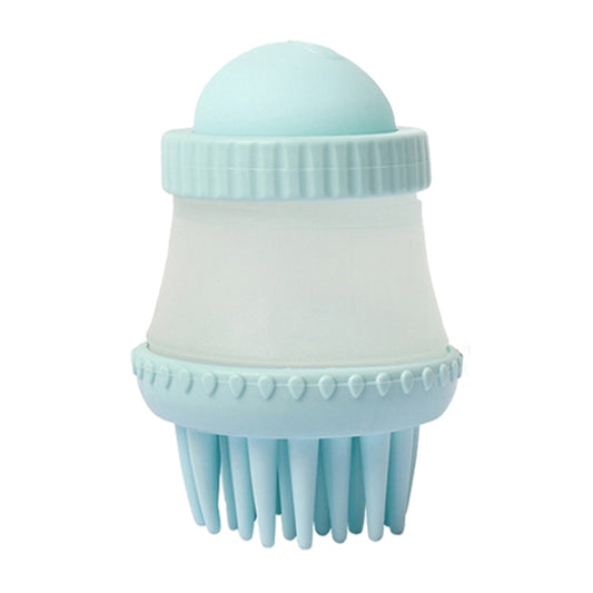 92645 Pet Supplies Round Dog Bathing Massage Brush, Light Gray, Navy, Mint Green, Pink, Rose Red