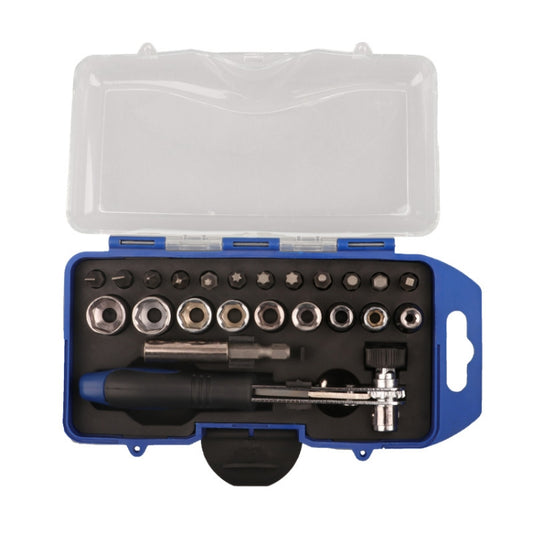 23 PCS / Set Sleeve Batch Quick Wrench Ratchet Screwdriver, 23 PCS / Set