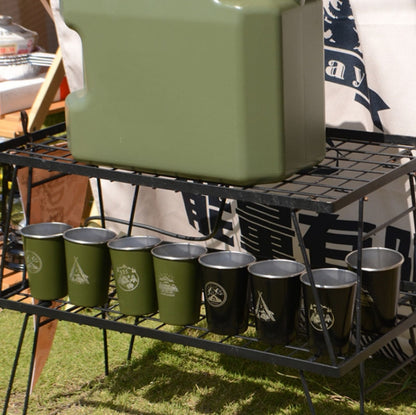 4 PCS / Set Outdoor Picnic Stainless Steel Cup