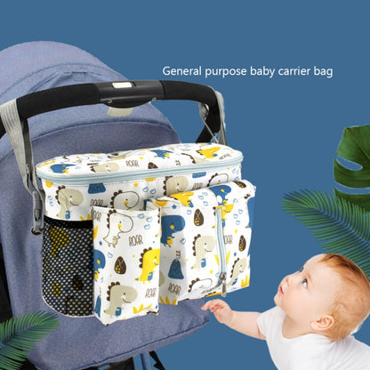 Multifunctional Baby Stroller Storage Bag, White Dinosaur, Yellow Zoo, Green Lamb, White Alpaca, Tibetan Owl, Denglin Deer, Yellow Zoo + Side Pocket, Green Lamb + Side Pocket, White Alpaca + Lateral Pocket, Tibetan Owl + Side Pocket��������������������...