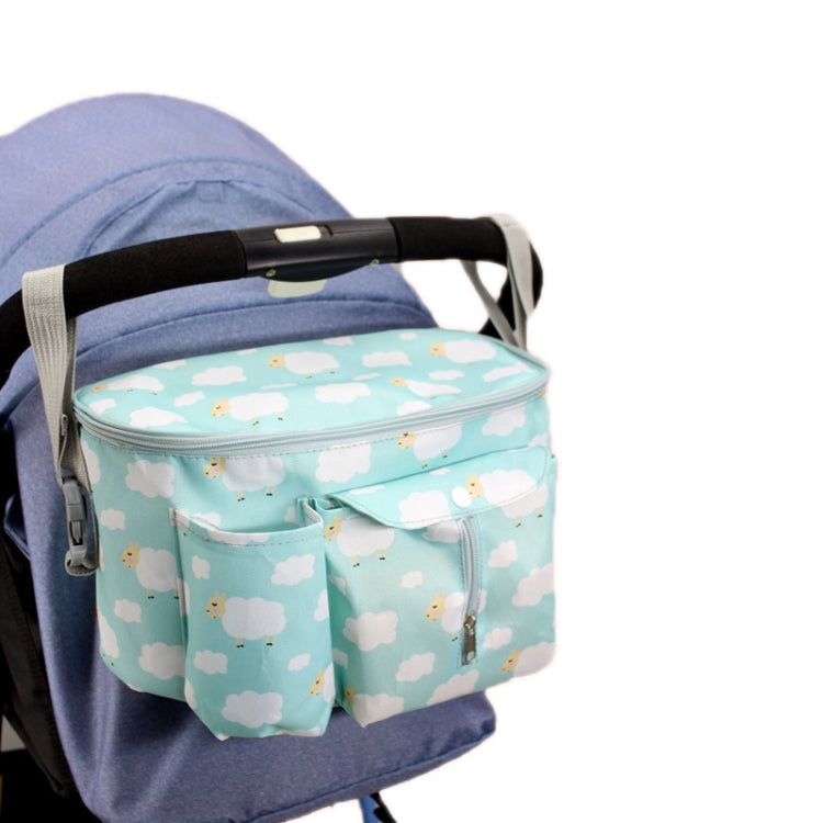 Multifunctional Baby Stroller Storage Bag, White Dinosaur, Yellow Zoo, Green Lamb, White Alpaca, Tibetan Owl, Denglin Deer, Yellow Zoo + Side Pocket, Green Lamb + Side Pocket, White Alpaca + Lateral Pocket, Tibetan Owl + Side Pocket��������������������...