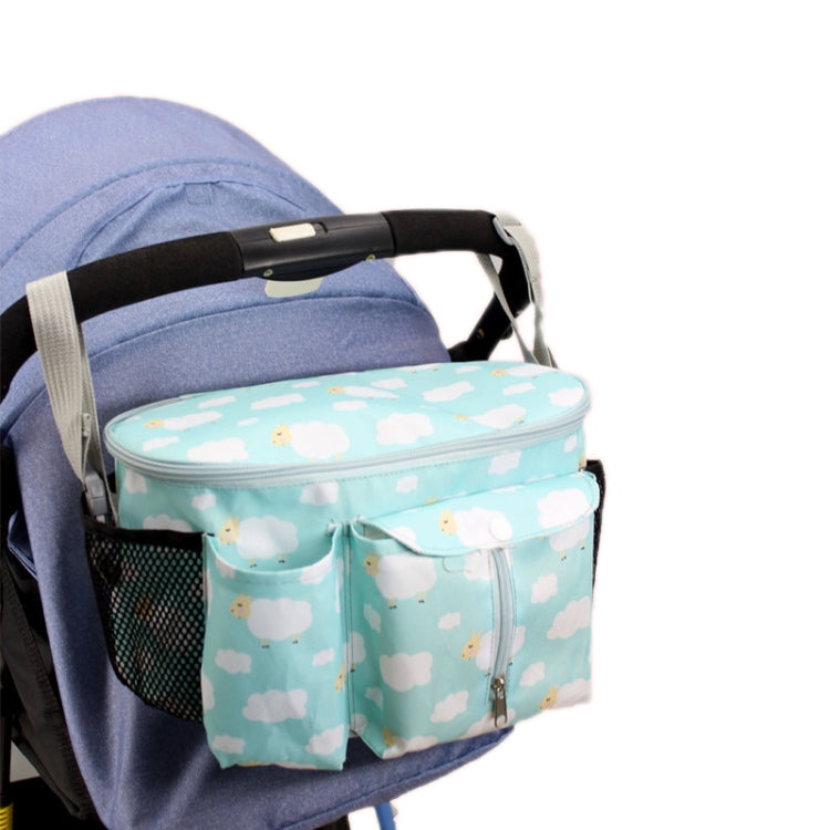 Multifunctional Baby Stroller Storage Bag, White Dinosaur, Yellow Zoo, Green Lamb, White Alpaca, Tibetan Owl, Denglin Deer, Yellow Zoo + Side Pocket, Green Lamb + Side Pocket, White Alpaca + Lateral Pocket, Tibetan Owl + Side Pocket��������������������...