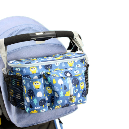 Multifunctional Baby Stroller Storage Bag, White Dinosaur, Yellow Zoo, Green Lamb, White Alpaca, Tibetan Owl, Denglin Deer, Yellow Zoo + Side Pocket, Green Lamb + Side Pocket, White Alpaca + Lateral Pocket, Tibetan Owl + Side Pocket��������������������...