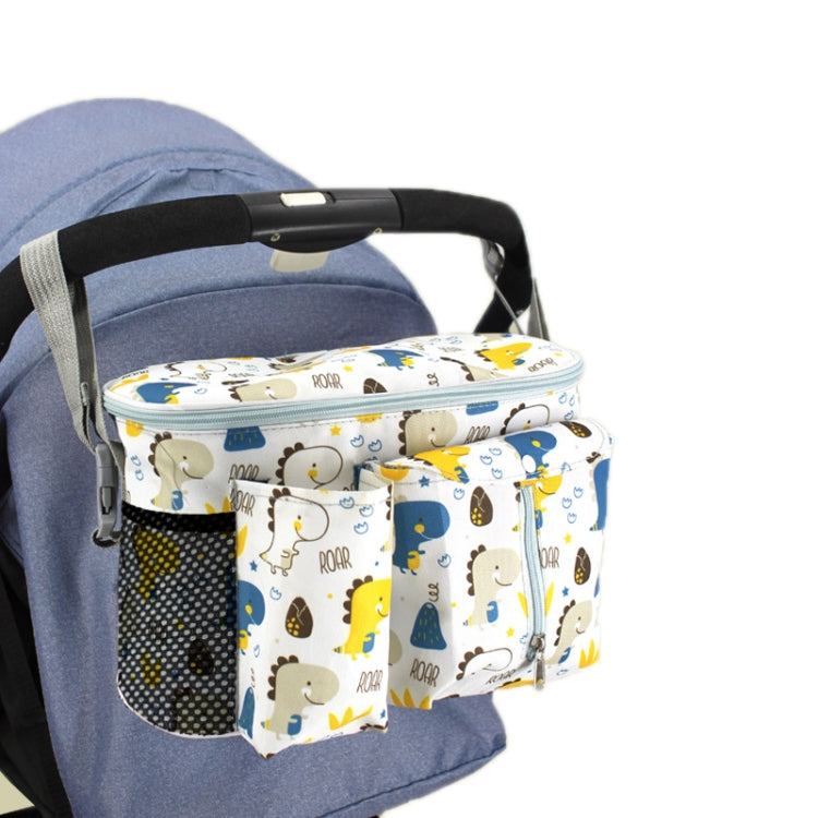 Multifunctional Baby Stroller Storage Bag, White Dinosaur, Yellow Zoo, Green Lamb, White Alpaca, Tibetan Owl, Denglin Deer, Yellow Zoo + Side Pocket, Green Lamb + Side Pocket, White Alpaca + Lateral Pocket, Tibetan Owl + Side Pocket��������������������...