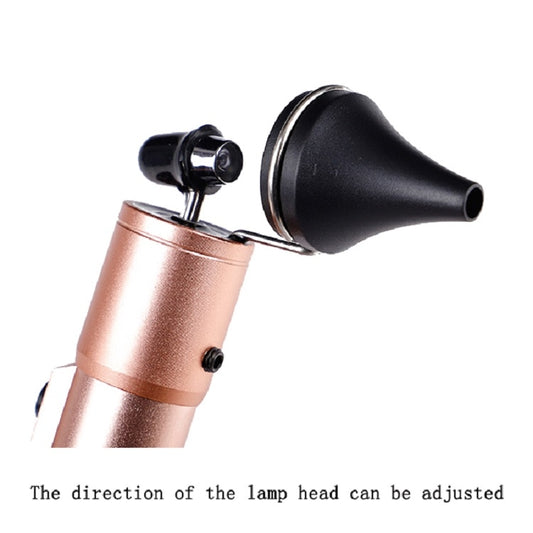 Ear Cleaning Hand Lamp USB Charging Otoscope, Elegant Gold, Rose Gold, Silver, Black