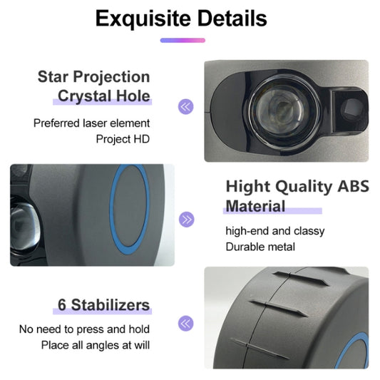 Remote Control LED Starry Sky Atmosphere Projector Lamp, Power Supply:, Gray+US Plug, Gray+EU Plug, Gray+UK Plug, Gray+AU Plug, US Plug, EU Plug, UK Plug, AU Plug