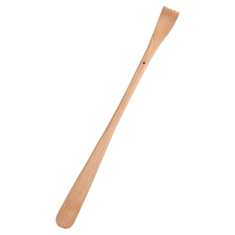 BQR01 Back Scratcher Long Handle Wooden Massage Scratcher, Style:, Round Red, Round Nature Color, Square Red, Square Nature Color, Bamboo Section Red, Bamboo Section Nature Color, Dual-use, Small Hand