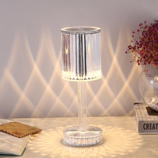 USB Charging Touch Diamond Crystal Table Lamp, USB Charging(RGB with Remote Control 16 Color)
