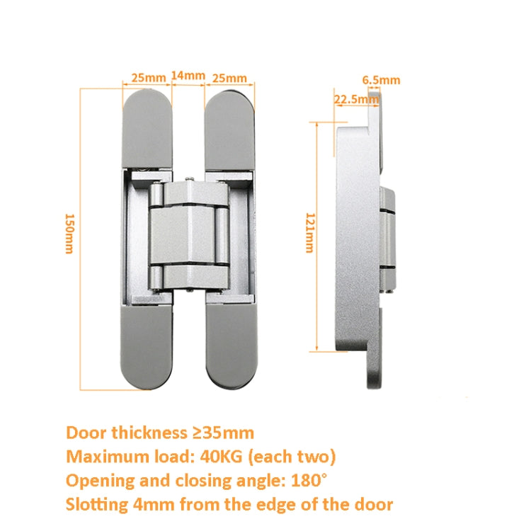 Three-Dimensional Adjustable Cross Hinge Folding Door Concealed Hinge, No. 1 Sand Silver 40kg, No. 2 Sand Silver 60kg, No. 3 Sand Silver 80kg, No. 4 Sand Silver 80kg, No. 5 Sand Silver 120kg, No. 1 Dumb Black 40kg, No. 2 Dumb Black 60kg����������������...