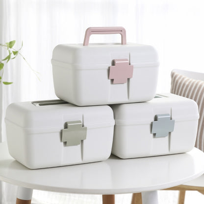 Household Sealed And Divided Double-Layer Portable Medicine Box