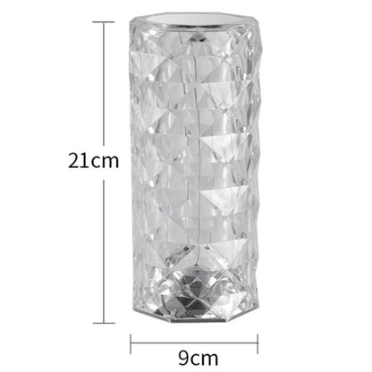LED Atmosphere Table Lamp USB Charging Touch Bar Night Light, 3-colors Light+Stepless Dimming