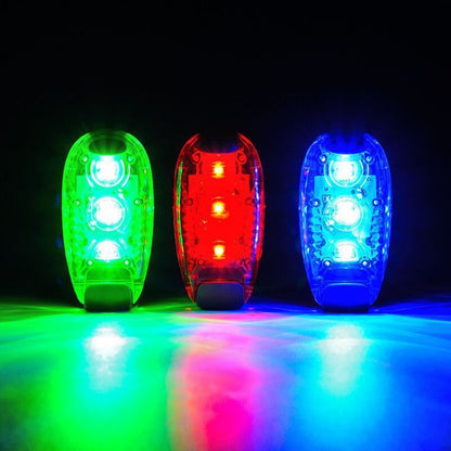 Outdoor Cycling Night Running Warm Light Bicycle Tail Light, Colour: 3 LED Red