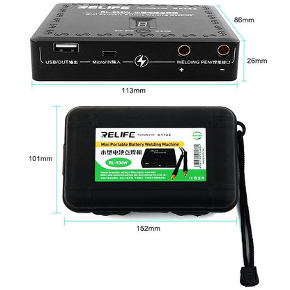 RL-936W Mobile Phone Repair Battery Handheld Spot Welder, Spot Welding Pen, Spot Welding Pen + Fixed Plate