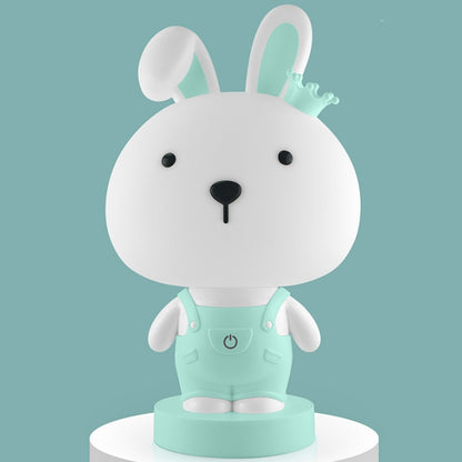 3W Cartoon Crown Pet USB Touch Control Night Light, Rabbit Pink, Rabbit Gray, Rabbit Light Blue, Bear Pink, Bear Gray, Bear Coffee, Cow Pink, Cow Coffee, Cow Green, Tiger Pink, Tiger Coffee, Tiger Green