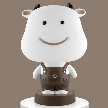 3W Cartoon Crown Pet USB Touch Control Night Light, Rabbit Pink, Rabbit Gray, Rabbit Light Blue, Bear Pink, Bear Gray, Bear Coffee, Cow Pink, Cow Coffee, Cow Green, Tiger Pink, Tiger Coffee, Tiger Green