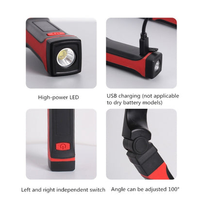 KS-1006  LED Hanging Neck Light Outdoor Lighting Work Light,Style:, Dry Battery, USB Charging