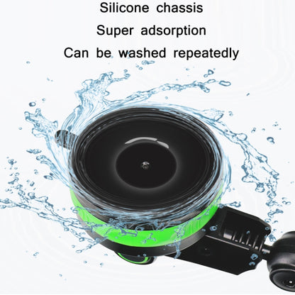 Car Diamond Suction Cup Mobile Phone Holder, Green, Black