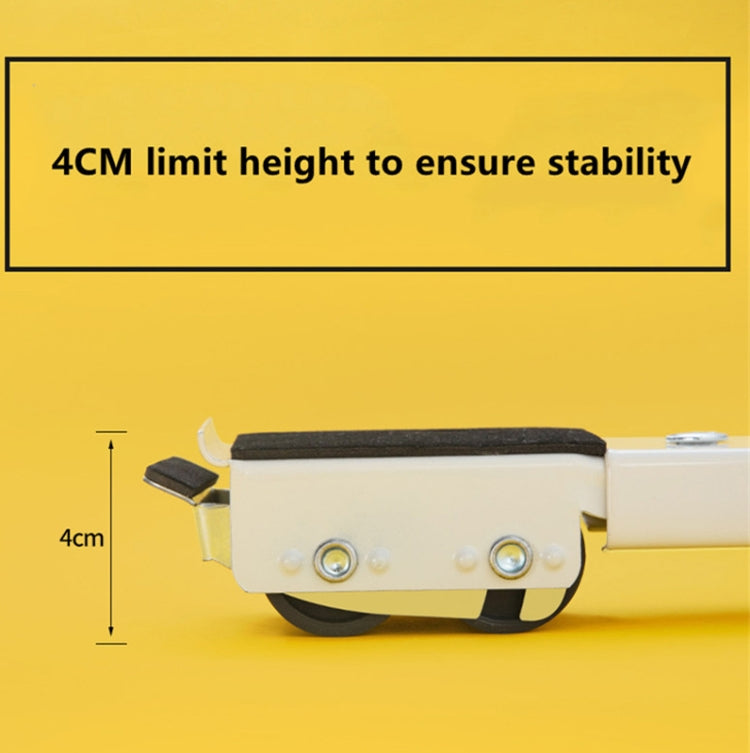 2 PCS Washing Machine Stand Movable Adjustable Refrigerator Base, Washing Machine Stand (Silver), Washing Machine Stand (White)