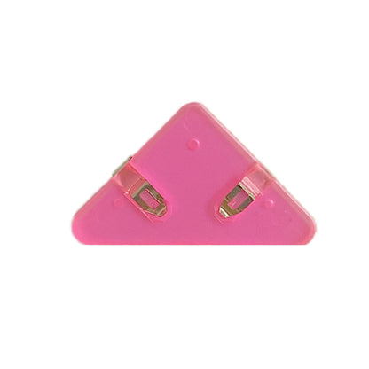 14 PCS Student Test Paper Storage Triangle Book Edge Clip, Transparent White, Transparent Black, Transparent Blue, Transparent Yellow, Transparent Red, Transparent Pink, Solid Pink, Solid Blue, Solid yellow / triplayer, Solid Black