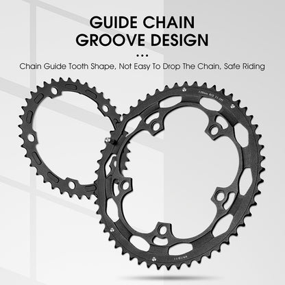 WEST BIKING YP0719274 53-39T Road Bike Crank Racing Double Disc
