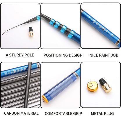 Carbon Short Section Fishing Rod Short Section Positioning Handle Rod