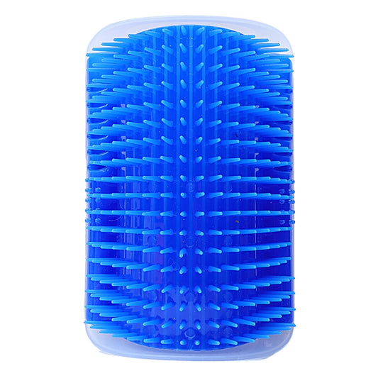 Pet Cat Corner Rub Hair Massage Brush, Blue, Grey, Pink, Green, Black