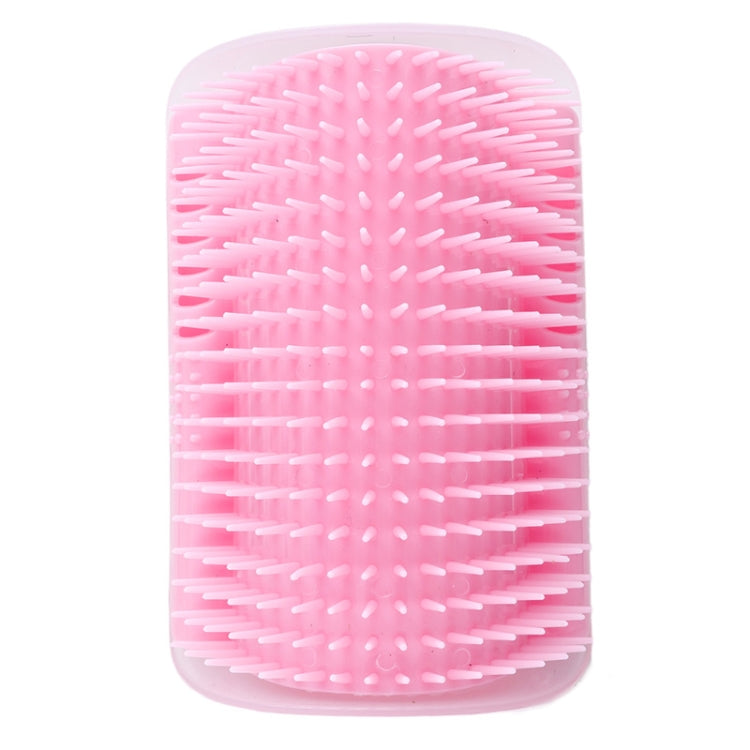 Pet Cat Corner Rub Hair Massage Brush, Blue, Grey, Pink, Green, Black