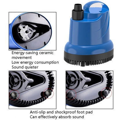 SUNSUN Fish Tank JGP Bottom Suction Water Filter Pump, CN Plug, Specification:, 1000L 15W+12mmx2m Water Pipe, 1500L 20W+12mmx2m Water Pipe, 2500L 40W+12mmx2m Water Pipe, 3000L 55W+20mmx2m Water Pipe, 3500L 80W+20mmx2m Water Pipe������������������������...
