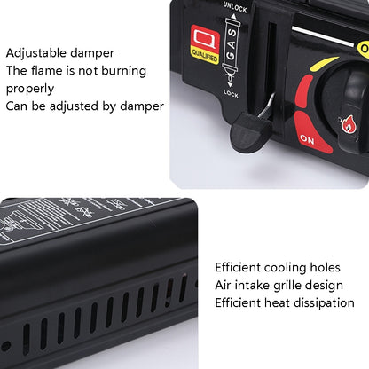 YANCHUAN Outdoor Portable Gas Stove, Style: