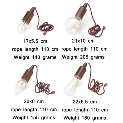 Camping Tent Pull-switch Atmosphere Night Light, Style:, Small Spherical, Large Spherical, Circular Cone