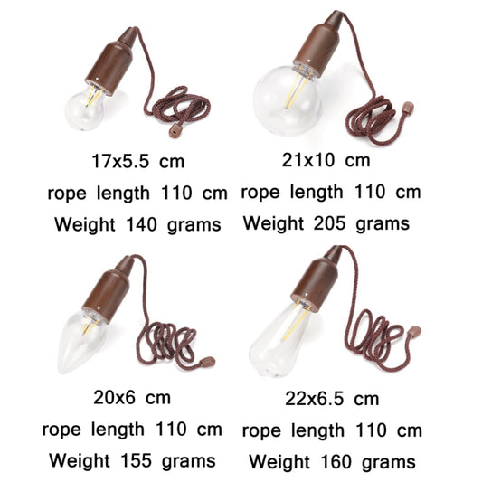 Camping Tent Pull-switch Atmosphere Night Light, Style:, Small Spherical, Large Spherical, Circular Cone