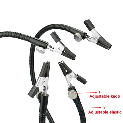Four-Claw PCB Digital Repair Welding Station, SN4B-BK9 Black, SN4B-SY2 Silver, SN4B Black Tube Silver Clip