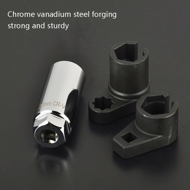 Manganese Steel Chrome-Plated Small Mouth Oxygen-Containing Sensor Disassemble Sleeve, 3 In 1