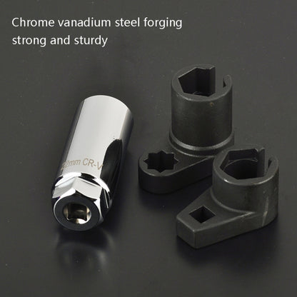 Manganese Steel Chrome-Plated Small Mouth Oxygen-Containing Sensor Disassemble Sleeve, 3 In 1