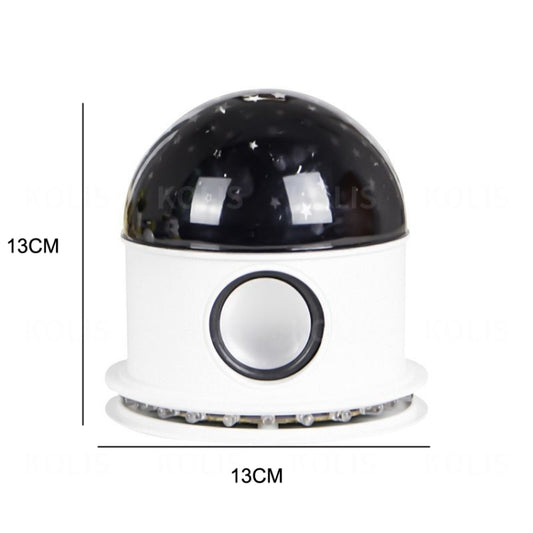 Bluetooth Music Starry Sky LED Projection Lamp, Spec:, Remote Control-EU Plug