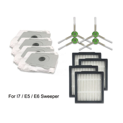 3 PCS Dust Bag Sweeper Accessories For iRobot I7, 3 PCS Side Brush, 3 PCS Filter, 3 PCS Dust Bag