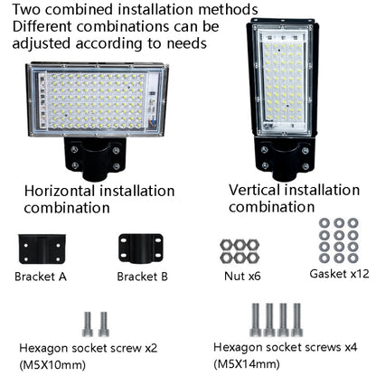 LED Waterproof Road Lighting Courtyard Floodlight, 25W, 200W