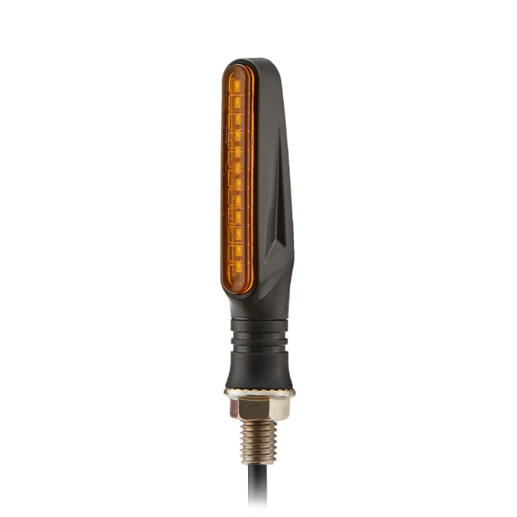 2pcs MK-109 Motorcycle Flow Steering Lamp LED Signal Light, MK-109(Black ), MK-109(Yellow )