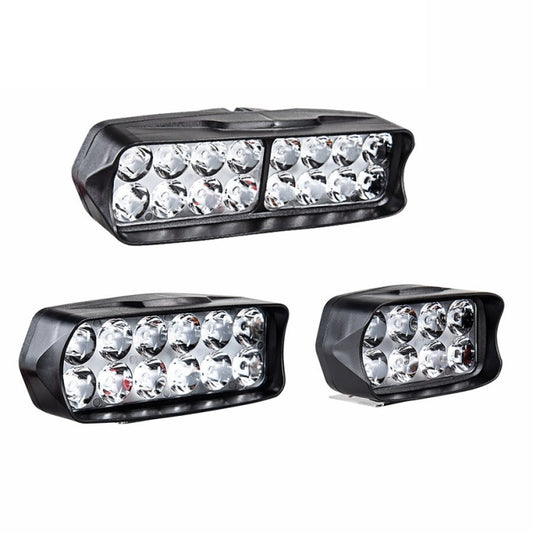 2 PCS MK-265 Motorcycle Character Shooting Light Auxiliary Day Running Light, Style:, 8 LEDs, 12 LEDs, 16 LEDs