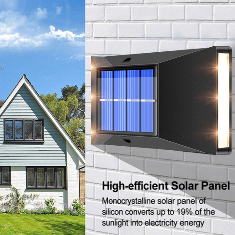 Outdoor Decorative Waterproof Solar Wall Light, Spec:, 6 LEDs White Light, 6 LEDs Warm Light