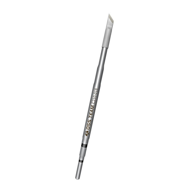 رأس لحام بطرف مكواة اللحام من سلسلة OSS Team C210 لـ JBC T210 / C CD-2SD / 2SHE، رأس مستقيم، رأس بزاوية، رأس سكين