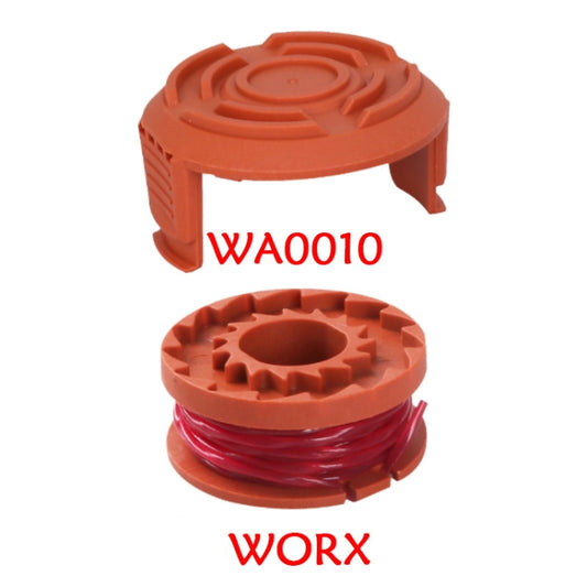 ملحقات جزازة العشب لجزازات العشب WORX، مواصفات المنتج: ملف برتقالي، ملف برتقالي، غطاء برتقالي