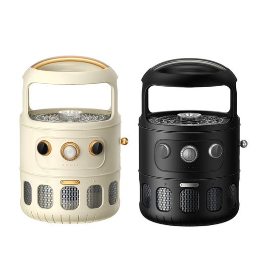ZH278 Photocatalyst Mosquito Killer Lamp Inhalation Electric Shock Mosquito Killer Lamp, Cream Color, Black