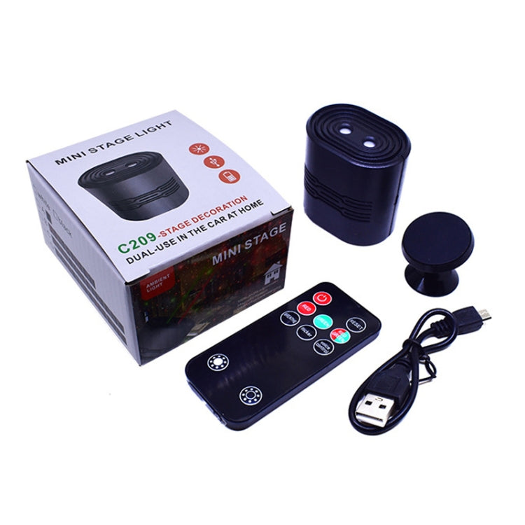 C209 مصباح جو مسرح ليزر صغير بشحن USB، نمط نجمة واحدة (أبيض)، نمط 8 في 1 (أبيض)، نمط 12 في 1 (أبيض)، نمط نجمة واحدة (أسود)، نمط 8 في 1 (أسود)، نمط 12 في 1 (أسود)