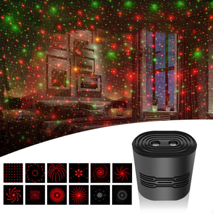 C209 مصباح جو مسرح ليزر صغير بشحن USB، نمط نجمة واحدة (أبيض)، نمط 8 في 1 (أبيض)، نمط 12 في 1 (أبيض)، نمط نجمة واحدة (أسود)، نمط 8 في 1 (أسود)، نمط 12 في 1 (أسود)