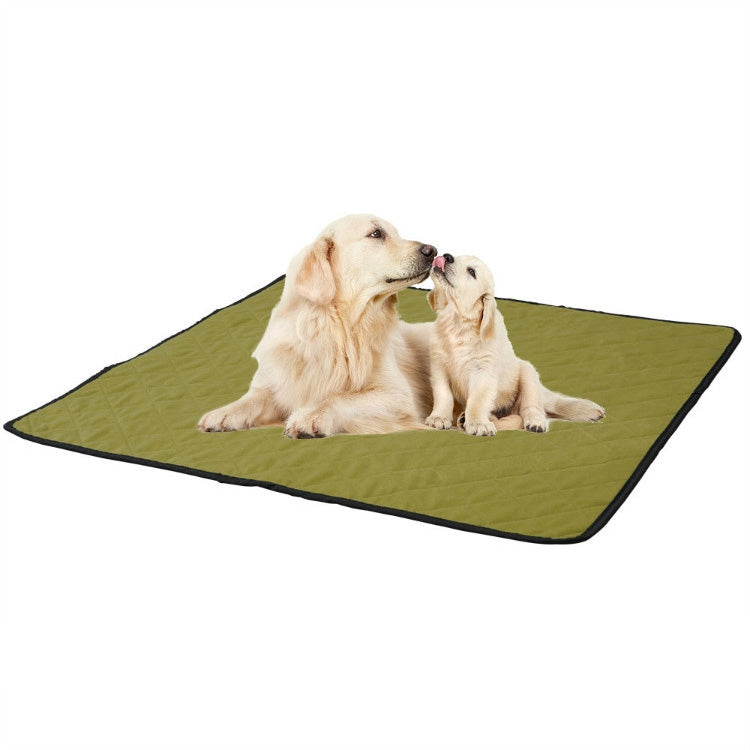 OBL0014 Can Water Wash Dog Urine Pad, Size:, S (Gray), M (Gray), L (Gray), S (Green), M (Green), L (Green), S (Bone Pattern), M (Bone Pattern), L (Bone Pattern), S (Brown), M (Brown), L (Brown), S (Deep Gray), M (Deep Gray), L (Deep Gray)
