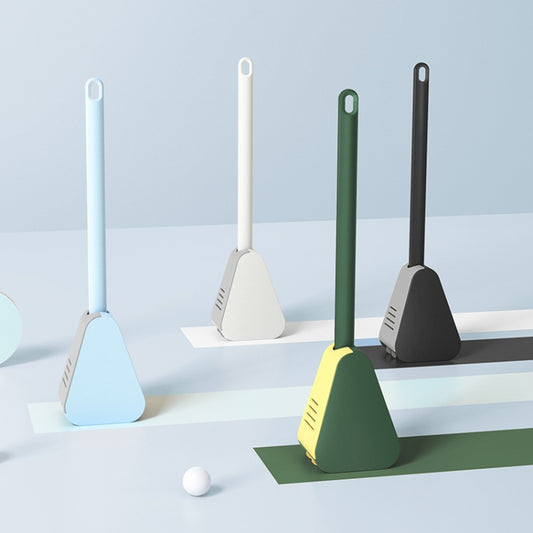 Golf Toilet Brush With Self-Opening And Closing Water-Proof Base, White, Blue, Black, Green